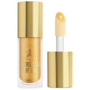 Jeffree Star Cosmetics Lip Oil Self Made Gold Glitter NIB